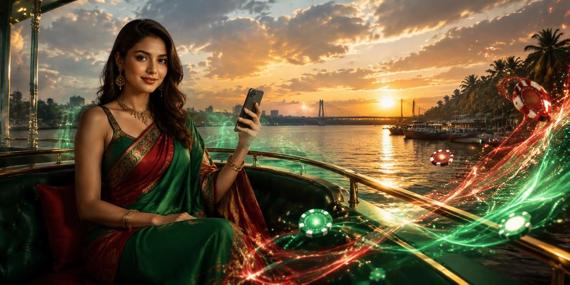 খুলনায় ভিআইপি বোনাস পেয়ে মোবাইলে উৎসব পালন করছেন একজন গেমার